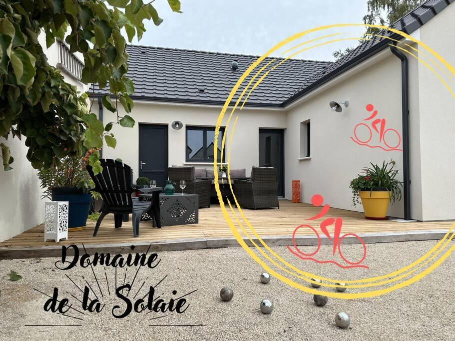 * Domaine De La Solaie * - Proche Bords De Loire Villa Saint-Denis-de lʼHôtel Exteriör bild